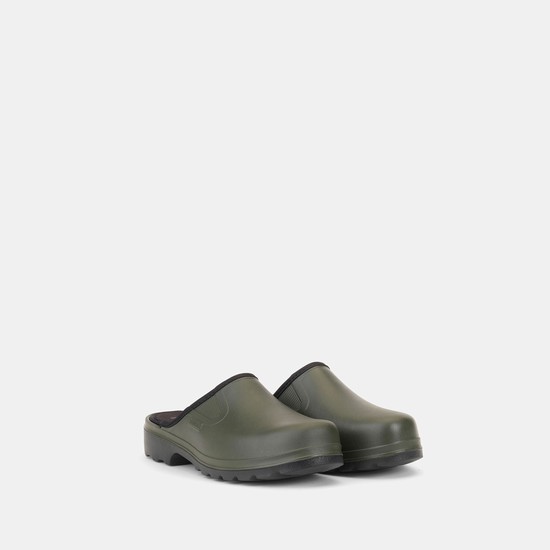 Aigle The Ultra-light Clogs Men Olive ZA-56813